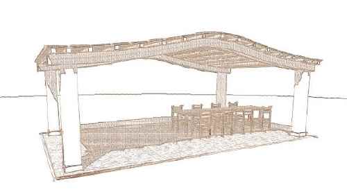 TerraceArtist pergola CASTLE 7x4 méteres